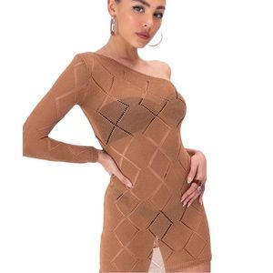 ❌SOLD❌ Adika | One Sleeve Knitted Dress